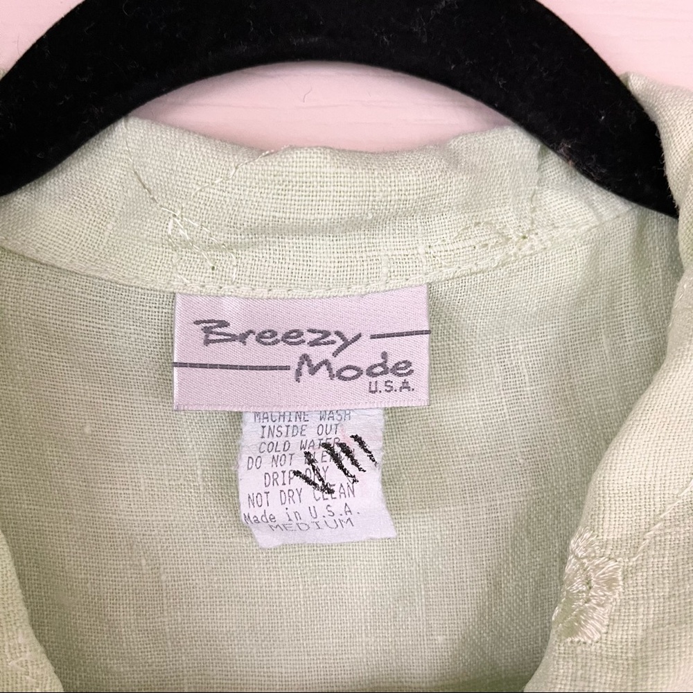 Vintage Linen Top - Picture 4 of 4